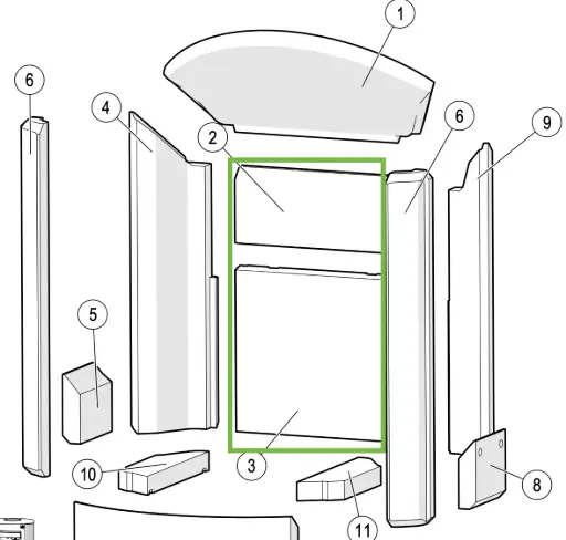 [21LIVA942] Lotus Liva - Skamolex Rückwandplatten