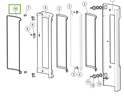 [21LIVA980] Lotus Liva - Joint pour porte ø 14mm