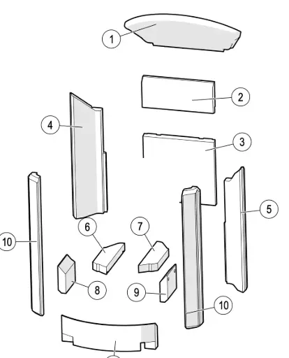 [21MIRA940] Lotus Mira - Kit Skamolex complet ( avec vitres latérales )