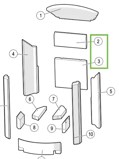 [21MIRA942] Lotus Mira - Skamolex paroi arrière
