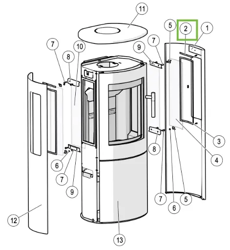 [21MIRA985] Lotus Mira - Kit joint pour vitre laterale (2pc)
