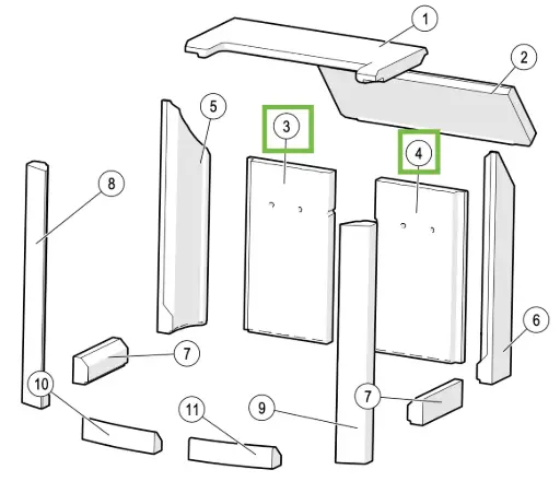 [21MONDO3G942] Lotus Mondo 3/3G  - Skamolex paroi arrière