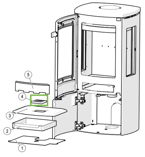 [21MONDO3G965] Lotus Mondo 3G  - Rost für Bodenplatte