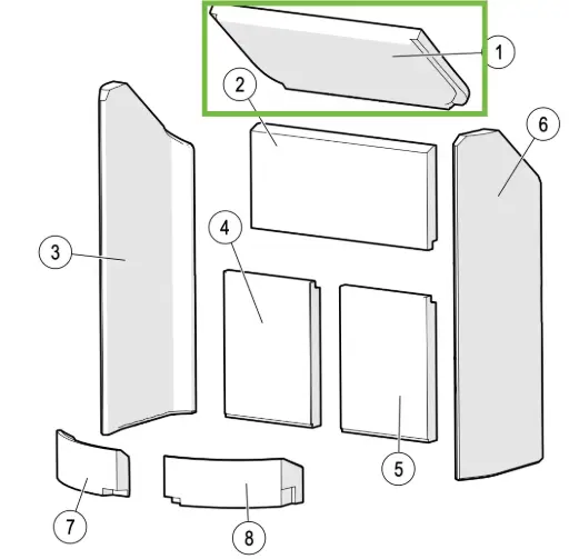 [21PRES941] Lotus Sola/Prestige - Rauchumlenkplatte