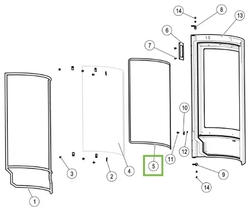 [21PRES981] Lotus Sola/Prestige - Joint pour vitre ø 6mm