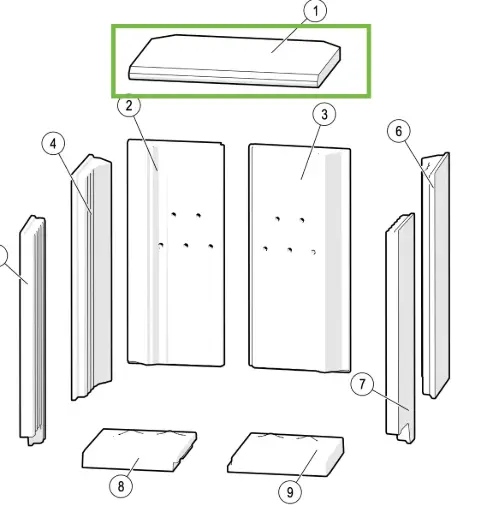 [21QM40910] Lotus QM40 - Plaque refractaire