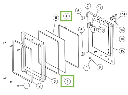 [21QM981] Lotus QM - Joint pour vitre ø 6mm