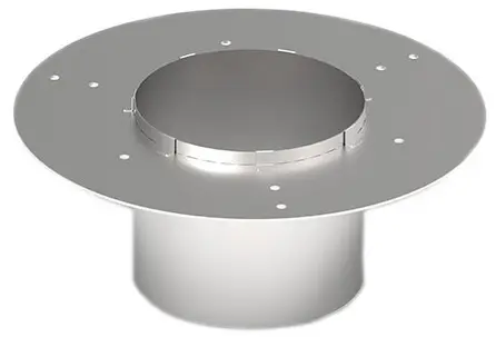 Exodraft Flens FR5 - Rond - Inox kanaal (RHG160) 