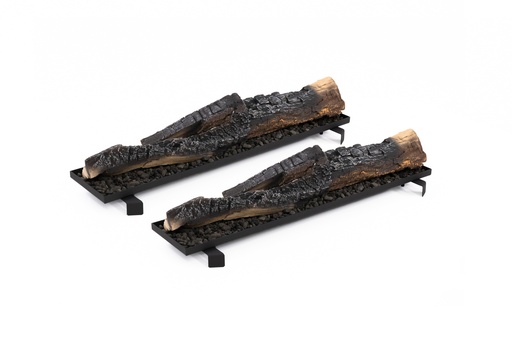 Planika Prime Fire Lade met keramische houtstammen of Stenen