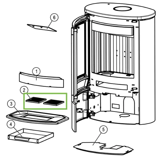 [21JUBIL35965] Lotus Jubilee 35 - Set van 2 roosters voor bodemplaat
