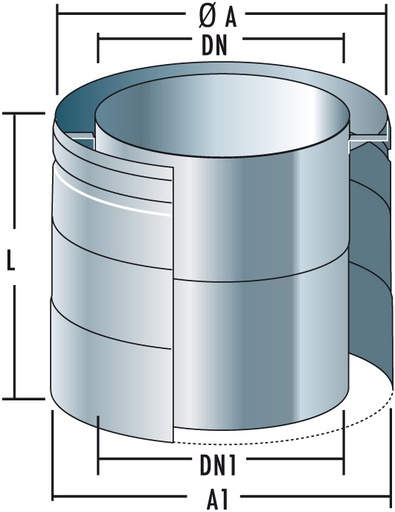 [ASAS100150BELLFIRES] Air-Stream Anschlussstutzen für Bellfires