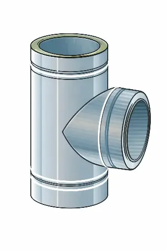 DFF90 - Raab DW T-stuk 90°