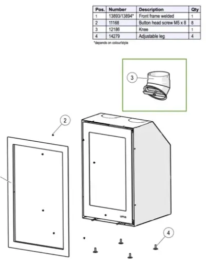 [21H186] Lotus H-series - Connection stub