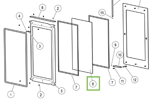 [11378] Lotus H700 - Glass door