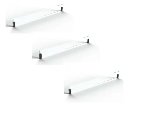 [AB-GP1-CFINSERT1500] Planika Cool Flame 1500 Insert (3x500)  - Glaspaneele