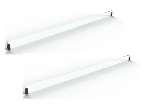 [AB-GP1-CFINSERT2000] Planika Cool Flame 2000 Insert (2x1000) - Glaspaneele
