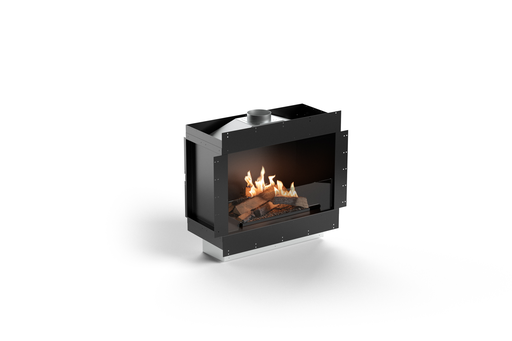 Planika Forma 800 Fireplace met FLA4/FLA4+ FLOGS 990 brander + convection connection 